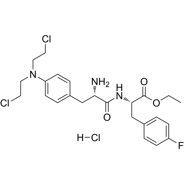Melflufen hydrochloride (Melphalan flufenamide hydrochloride) 380449-54-7